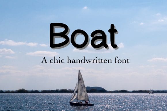 Boat Lettering Fonts