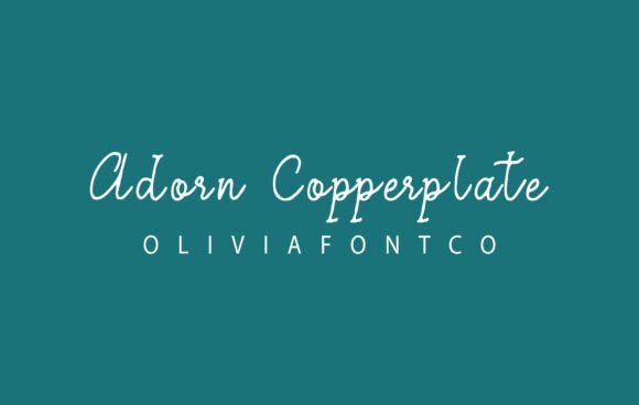 Adorn-Copperplate-Fonts