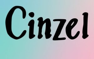 Cinzel-Fonts