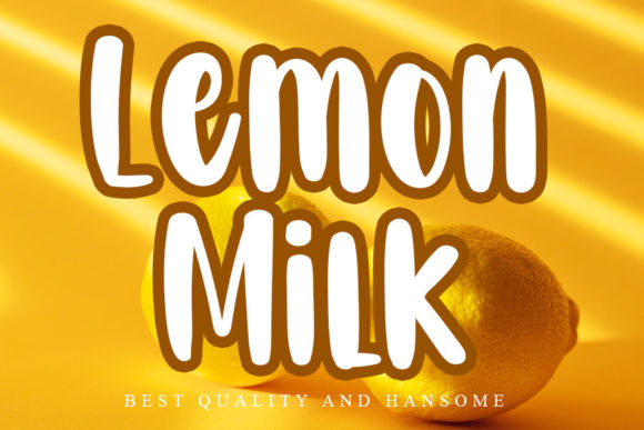 Lemon-Milk-Fonts