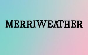 Merriweather-Fonts