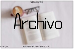 Archivo-Fonts