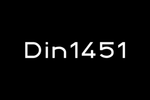 DIN-1451-Fonts