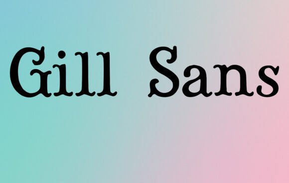 Gill-Sans-Fonts