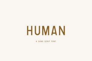 Human-Fonts
