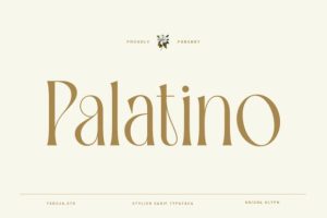 Palatino-Fonts