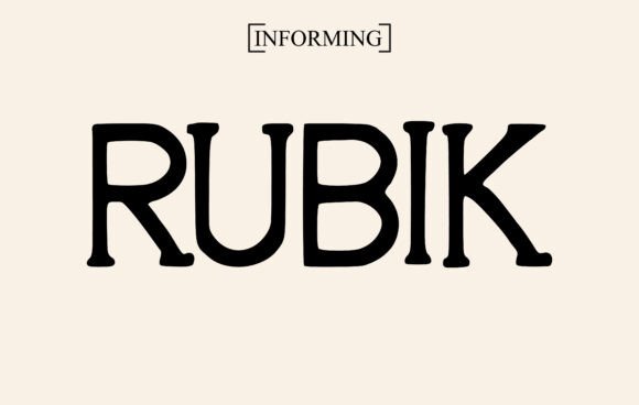 Rubik-Fonts
