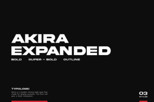 Akira-Expanded-Fonts