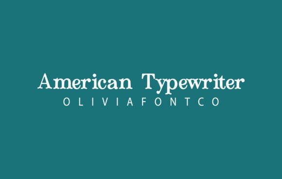 American-Typewriter-Fonts