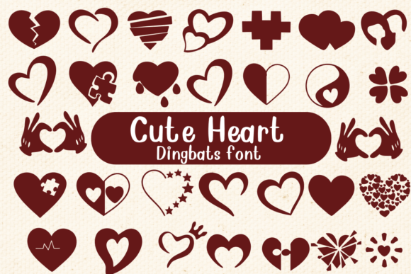 Cute-Heart-Fonts