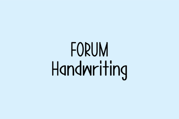 Forum-Fonts