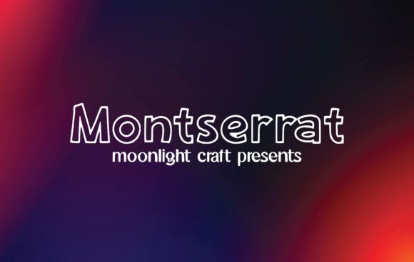 Montserrat-Fonts