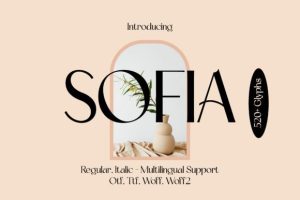 SOFIA-Fonts