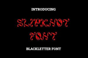 Slipknot-Fonts