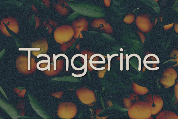 Tangerine-Font
