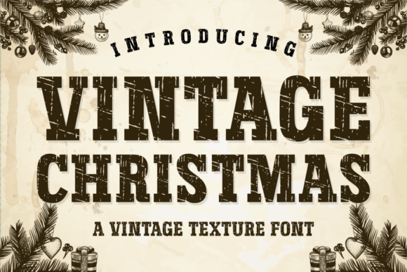 Vintage Christmas Font